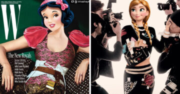 Así serían las princesas de Disney si modelaran para los grandes diseñadores