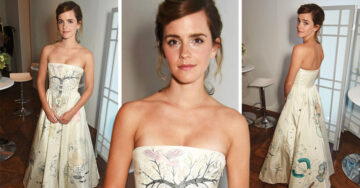 Emma Watson resplandece en los Premios Elle con vestido inspirado en el tarot