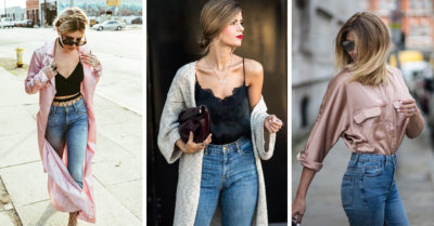 Outfits con blusitas de satín que te harán vibrar alto