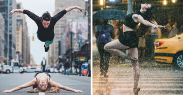 20 Impresionantes fotografías de bailarines en medio de la ciudad; te harán aplaudir de pie