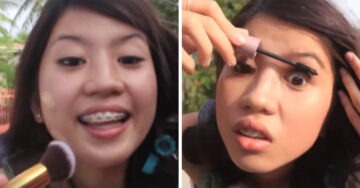 Chica filipina hace tutorial de maquillaje sobre un triciclo ¡y todo Internet enloquece!