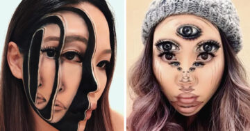 Artista del maquillaje diseña las ilusiones ópticas más irreales en Instagram