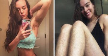 Una modelo fitness dejó de depilarse por un año y este es el resultado