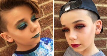 Este niño de 10 años conquista Instagram con su increíble habilidad para el maquillaje