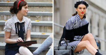 Kendall Jenner modela al estilo ‘Gossip Girls’ y se transforma en Blair Waldorf