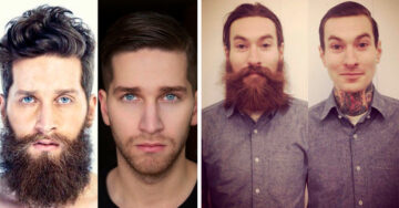17 ‘Antes y después’ que demuestran por qué el mundo es mejor cuando hay barbas 
