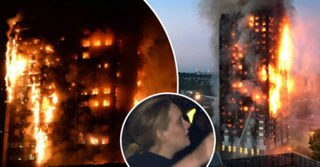 Adele acude a apoyar por el incendio en la torre Greenfell que dejó más de 30 muertos y 79 heridos