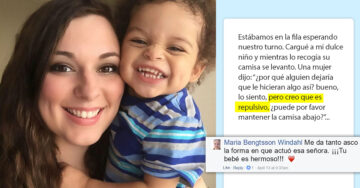 Una desconocida llamó “repulsivo” a su hijo; esta fue la conmovedora respuesta de la madre