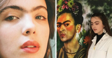 Modelo se inspira en Frida Kahlo y lleva la uniceja con mucho estilo; Instagram la ama