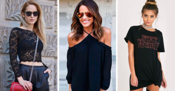 15 Blusas negras que son básicas para lograr un guardarropa más versátil