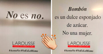 #AcosoNo es la creativa campaña de Larousse contra el acoso sexual en un metro de CDMX