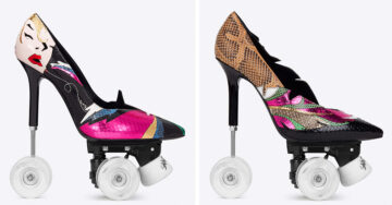 Yves Saint Laurent lanza los tacones rollerskate; pondrá a prueba los tobillos femeninos