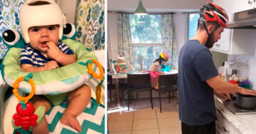 El tierno acto de solidaridad de esta familia con su bebé conmueve a Internet