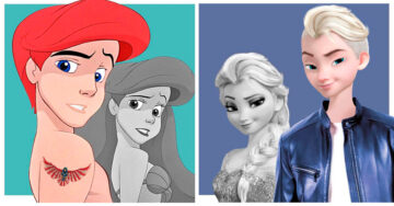Así lucirían tus princesas y personajes de Disney favoritos si fueran transgénero