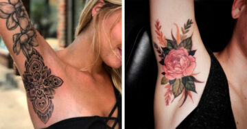 15 Increíbles tatuajes en la axila que se están convirtiendo en tendencia