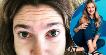 Drew Barrymore publica imagen de sus cejas al natural; Instagram no sabe cómo reaccionar