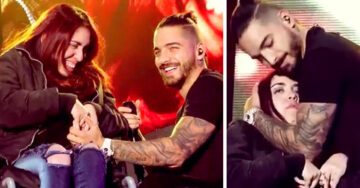 Maluma invita al escenario a una fan en silla de ruedas y la convierte en la reina de la noche