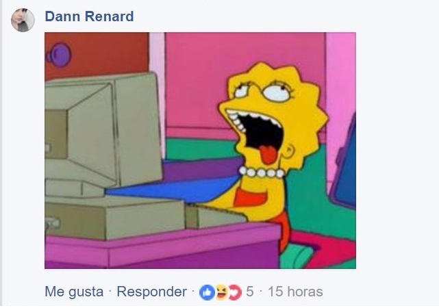 comentario en facebook