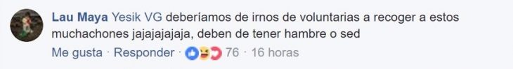 comentario facebook