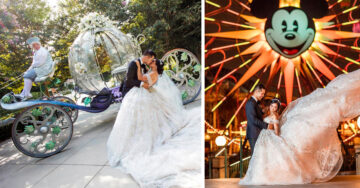 Pareja alquila Disneyland para celebrar su boda; cada detalle es un cuento de hadas