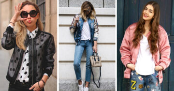 24 Bomber Jacket que debes tener para recibir el otoño; son perfectas para los días nublados