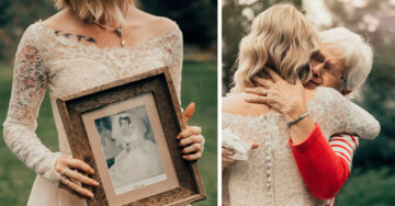 Novia prepara tierna sorpresa a su abuela; ¡usa el vestido de bodas con el que se casó en 1962!