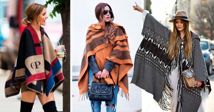 15 outfits con los que te inspirarás a usar un lindo poncho