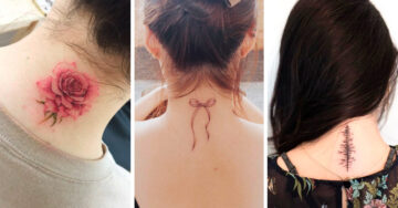 20 Lindos tatuajes para adornar tu cuello de una forma coqueta y sensual