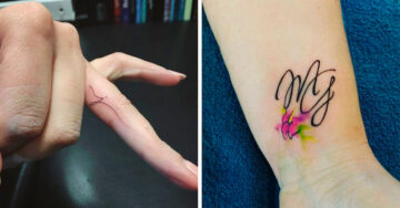 15 Tatuajes de iniciales; lleva siempre contigo el amor de una persona importante en tu vida