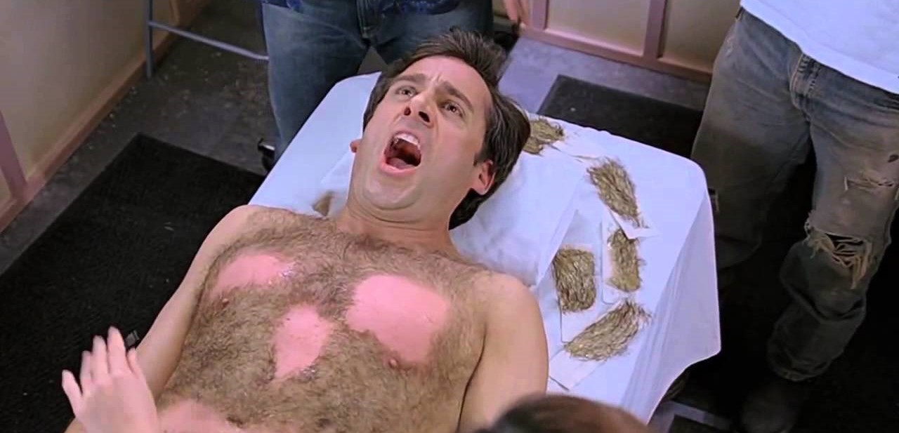 Steve carell wax scene