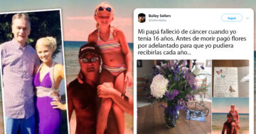 Héroe antes de morir de cáncer: preordena flores para todos los cumpleaños de su hija