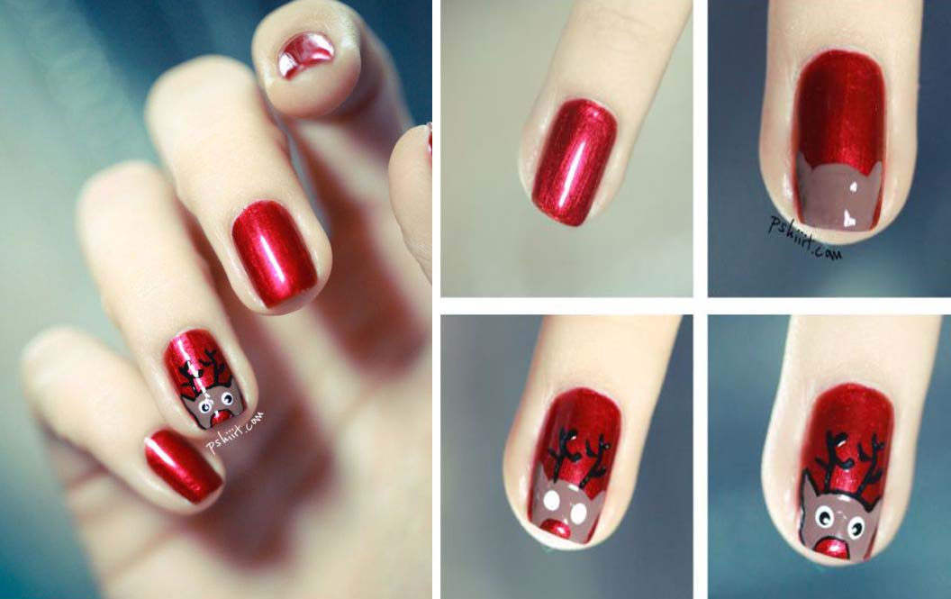 15 Nail art paso a paso para decorar tus uñas esta Navidad