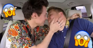 Harry Styles regala besos en Carpool Karaoke… ¡Y James Corden no esperaba eso en Navidad!