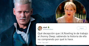 J.K. Rowling no sacará a Johnny Depp de ‘Animales Fantásticos 2’; la autora responde las críticas