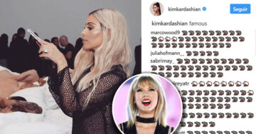 Kim Kardashian ataca a Taylor Swift y seguidores de Instagram contestan con emojis de ¡RATA!