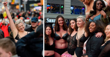 Mujeres ‘plus size’ modelan lencería en Nueva York; ¡las tallas cero aquí no entran!