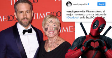 Ryan Reynolds trolea a su madre en Twitter; sus rudos ‘tatuajes’ se hacen virales