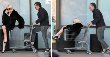 Lady Gaga paseando  con abrigo y stilettos en un carrito de super es, oficialmente, lo mejor de 2017