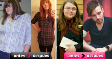15 Personas demuestran el cambio en sus rostros después de su pérdida de peso