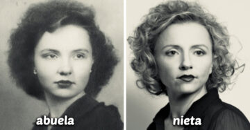 25 Personas recrean retratos de sus abuelos; te devolverán la nostalgia de ver fotos viejas