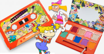 Nickelodeon crea una paleta de sombras dedicado a los 90: ¡tiene forma de cassette!