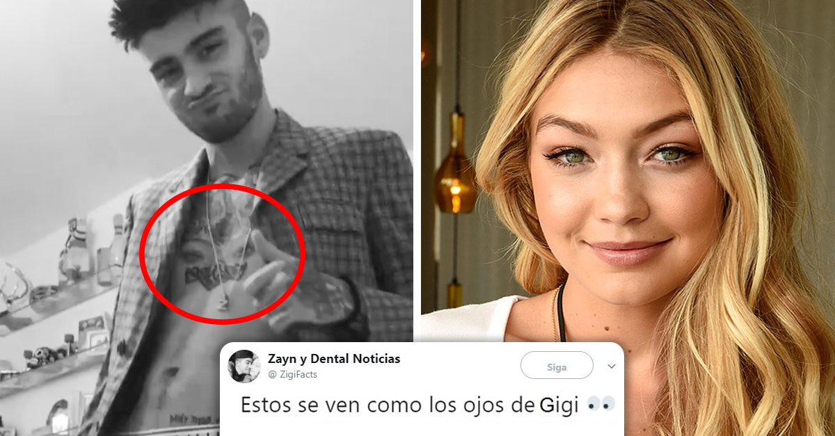 Al Parecer Zayn Malik Se Tatuó Los Ojos De Gigi Hadid 