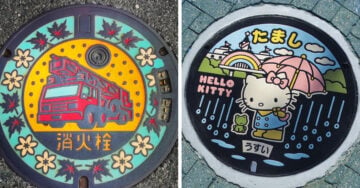 Esto te haría sonreír si vas triste mirando al suelo: ¡en Japón decoran sus alcantarillas con Hello Kitty!