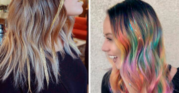 ¡Alerta tendencia! El glitterrage podría decorar con brillo tu cabello durante 2018