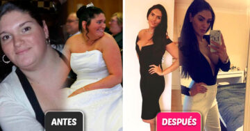 Deja a su marido infiel y baja 77 kilos; luce impresionante en su ‘antes y después’