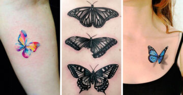 25 Tatuajes de mariposas que simbolizan una metamorfosis; ¿lista para una nueva etapa?