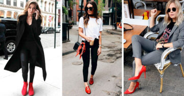 15 Formas de combinar unos zapatos rojos y darles protagonismo en tu look