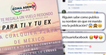 Agencia sorteó viaje todo pagado a quien se atreviera a etiquetar a su ex