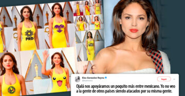 Eiza González responde ante los memes sobre el vestido que usó en los Óscares