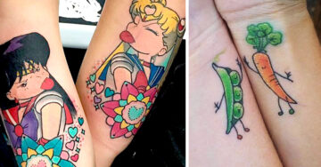 15 Parejas de chicas que se hicieron un tatuaje de mejores amigas y ahora las envidiamos
